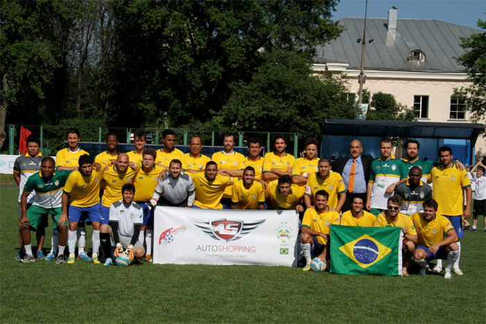 Seleção Brasileira de Artistas vence segundo jogo de campeonato na Rússia