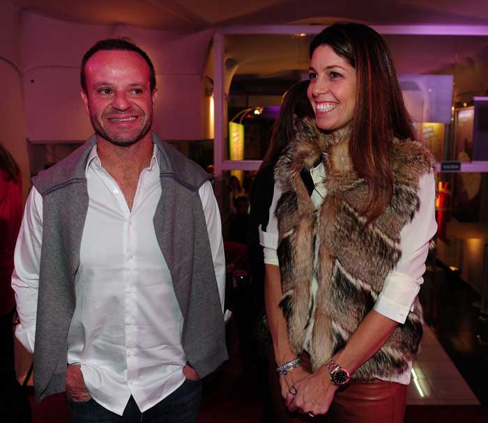 Rubinho Barrichello e Suzana