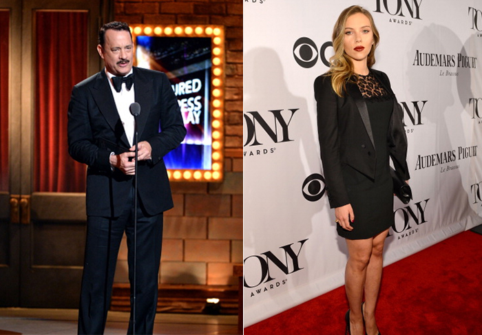  Tom Hanks e Scarlett Johansson participam do 67o Tony Awards