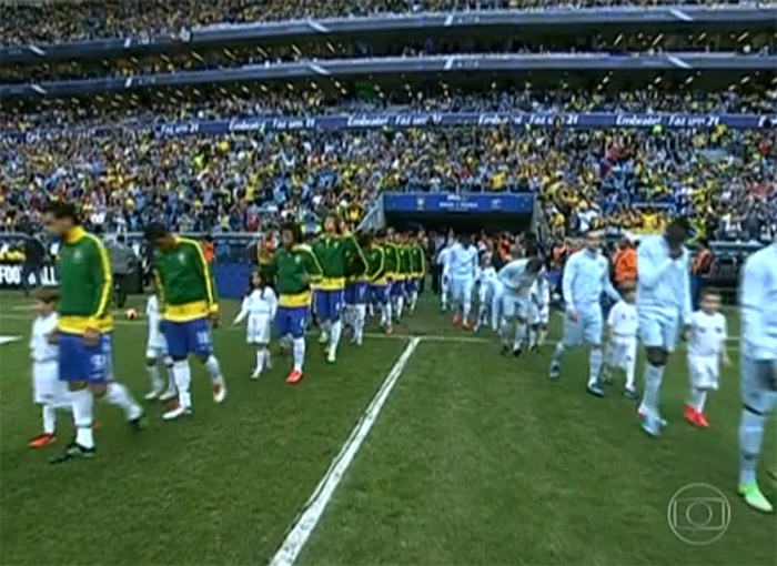 Audiências: Globo registra 25 pontos com amistoso da Seleção Brasileira