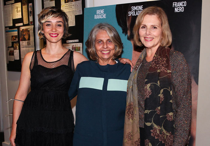 Irene Ravache com a cineasta Lucia Murat e a atriz Simone Spoladore.