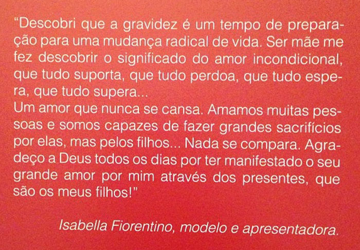 O texto de Isabella