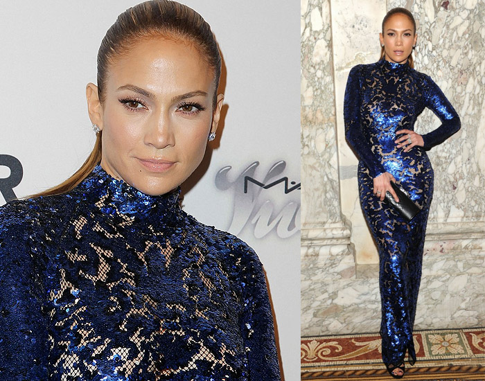 Com look estonteante, Jennifer Lopez vai à festa da amfAR cheia de estrelas 