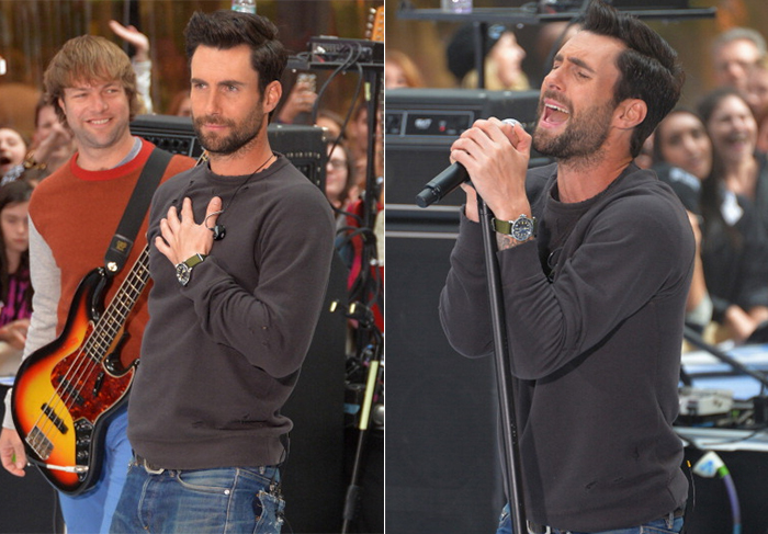 Maroon 5 se apresenta no Today Show e agita Nova York