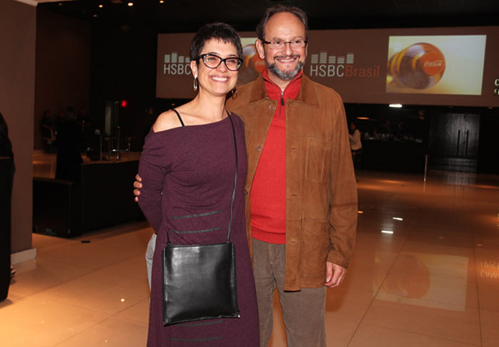 Sandra Annemberg e Ernesto Paglia estiveram no show