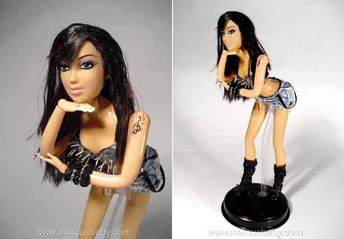 Anitta vira boneca pelas mãos de artista plástico