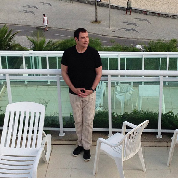 John Travolta hospeda-se no prédio de Thammy Miranda