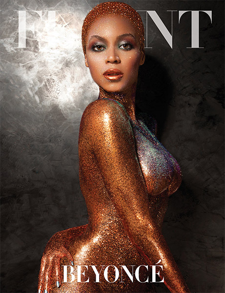 Beyoncé está nua na capa da nova edição da revista Flaunt