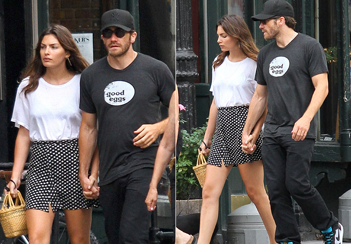  Jake Gyllenhaal anda de mãos dadas com a nova namorada, por Nova York
