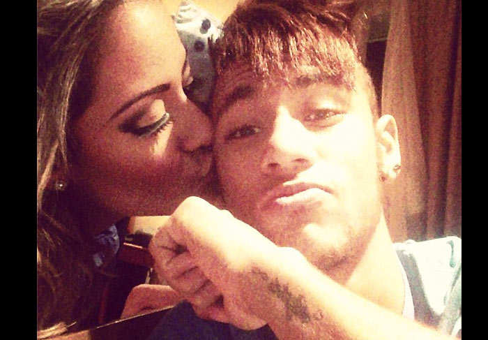 Neymar e a irmã Rafaella