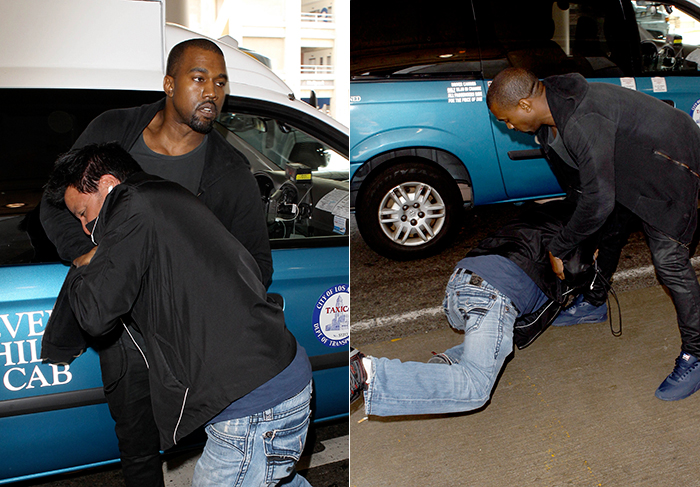 Kanye West agride fotógrafo, que precisa ser atendido por paramédicos