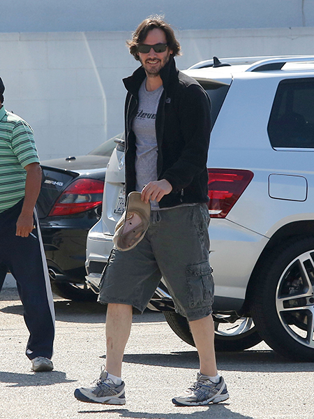 Keanu Reeves é visto deixando academia em Hollywood