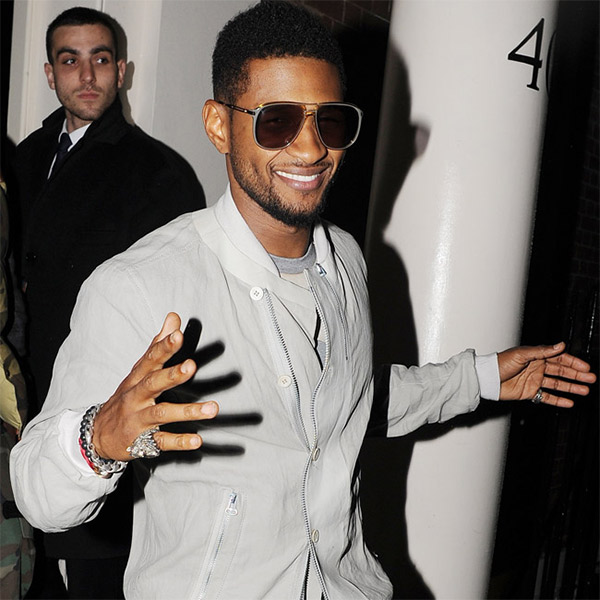 Usher agradece aos homens que resgataram seu filho