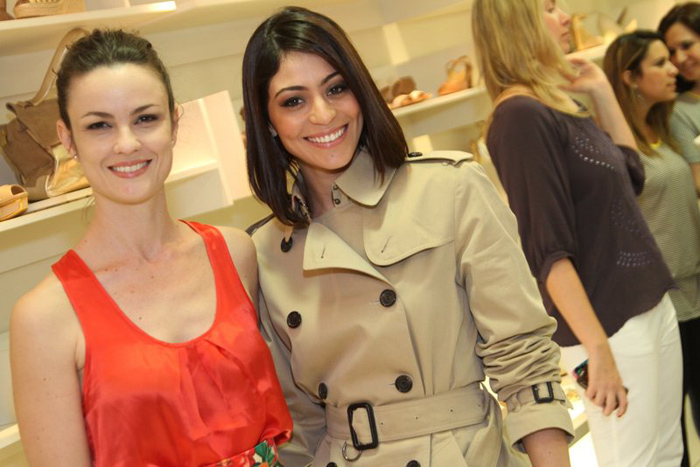 Carol Castro e Carolina Kasting conferem lançamento de marca no RJ