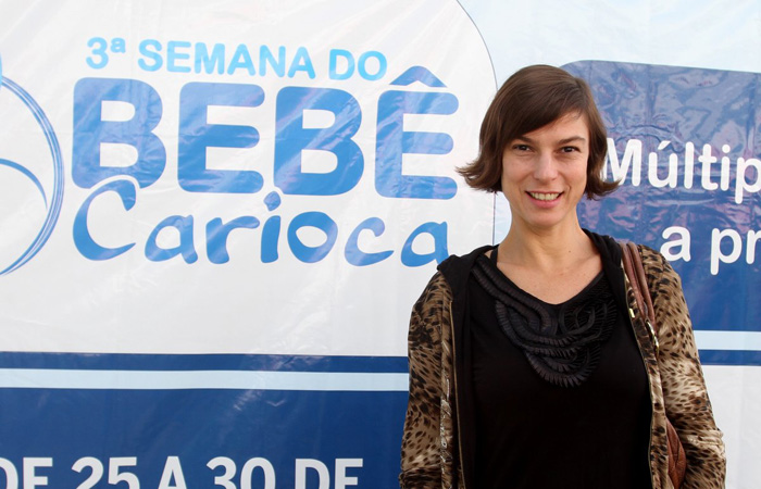 Maria Paula participa de evento na Vila Olímpica da Mangueira