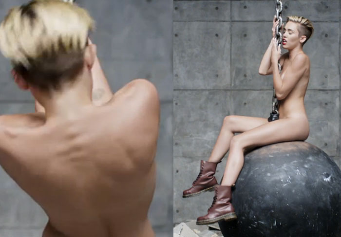 Vídeo! Miley Cyrus aparece nua e abusada em seu novo clipe