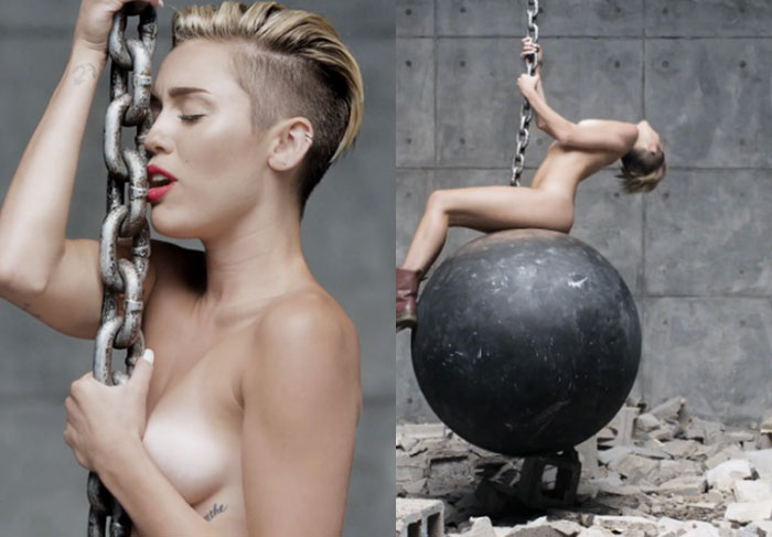 Vídeo! Miley Cyrus aparece nua e abusada em seu novo clipe