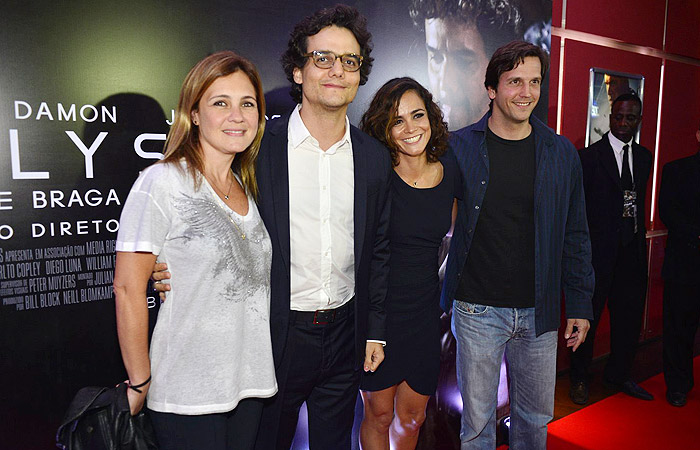 Adriana Esteves e Vladimir Brichta prestigiam 1º filme de Wagner Moura em Hollywood