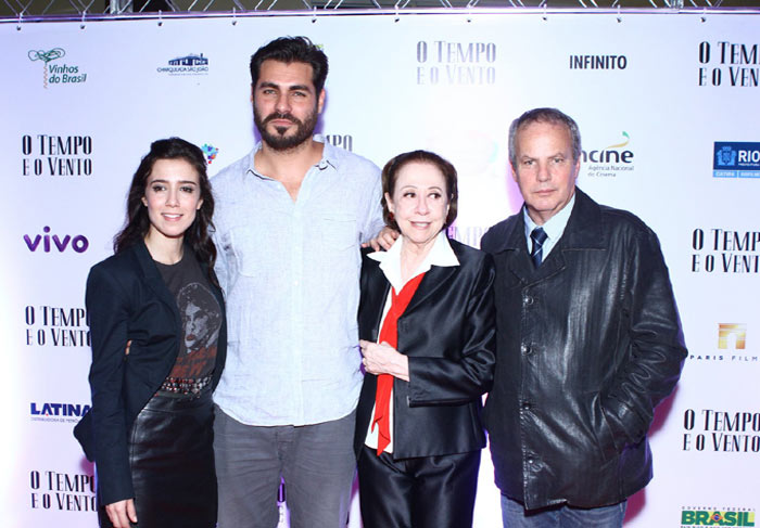 Marjorie Estiano, Thiago Lacerda, Fernanda Montenegro e Jayme Monjardim