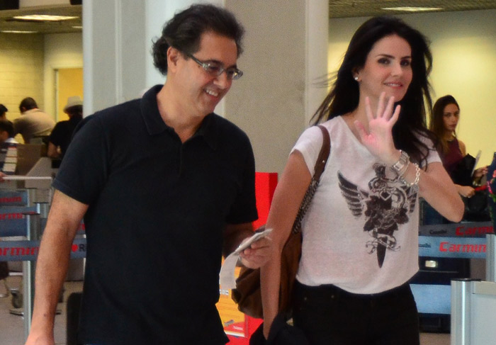  Daniele Suzuki e Fernanda Paes Leme desembarcam no Rio