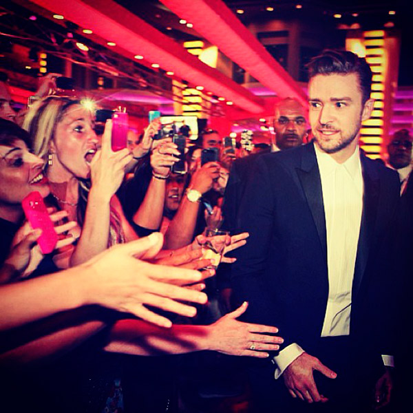 Justin Timberlake causa alvoroço em Las Vegas