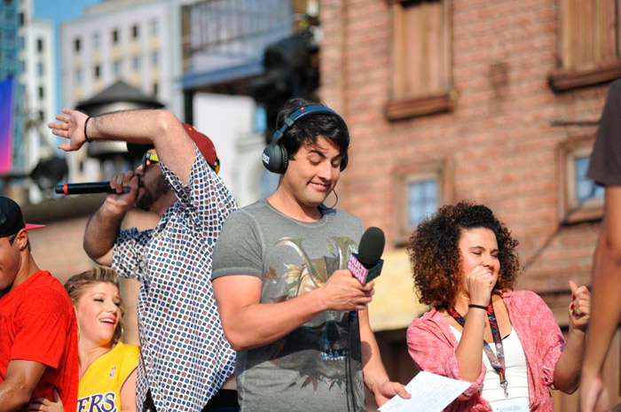  Rock In Rio 2013: Bruno de Luca grava matéria na Cidade do Rock