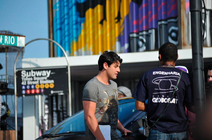  Rock In Rio 2013: Bruno de Luca grava matéria na Cidade do Rock