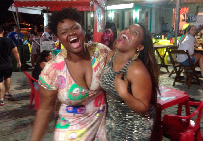 Ellen Oléria e Ludmillah Anjos se reencontram em Salvador