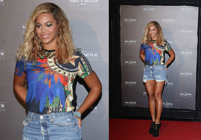 Look das Famosas:  Beyoncé prova que chique é ser simples 