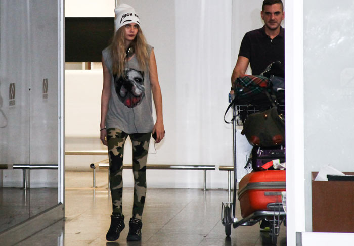 Cara Delevingne no Rio de Janeiro