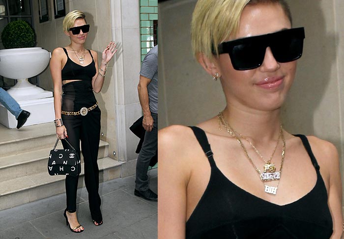 Look das famosas: Que tal embarcar no estilo ousado de Miley Cyrus ?