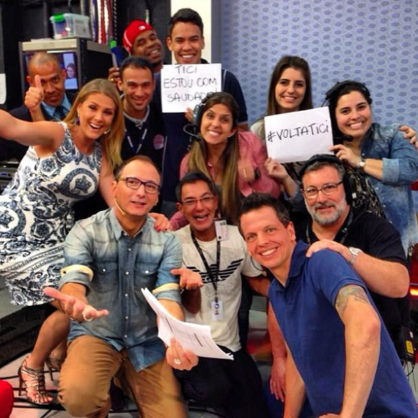 Equipe do Programa da Tarde sente falta de Ticiane Pinheiro