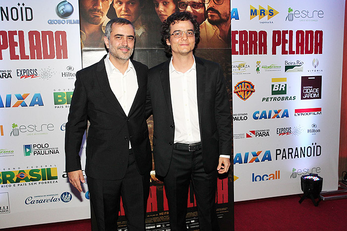 O diretor Heitor Dhalia e Wagner Moura