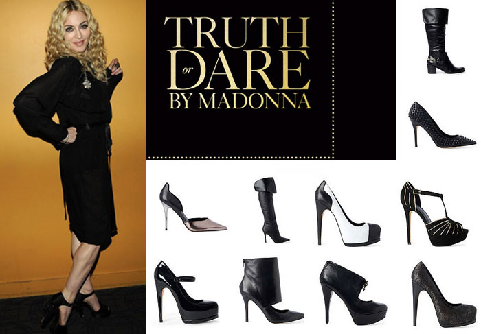 Madonna lançou a coleção Truth or Dare, que se transformou em um dos mais sucedidos produtos de celebridades vendidos ao redor do mundo.