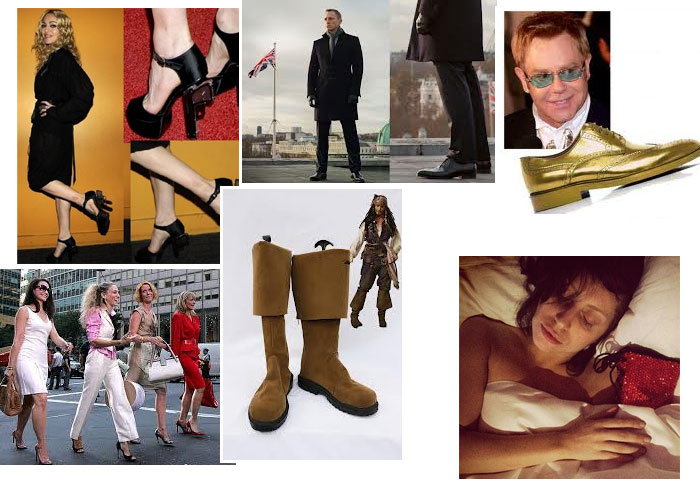 Os ídolos da cultura pop e seus sapatos cheios de personalidade