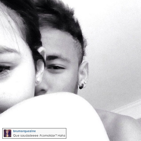 Neymar posta poema para Bruna Marquezine, que responde: “Saudade”