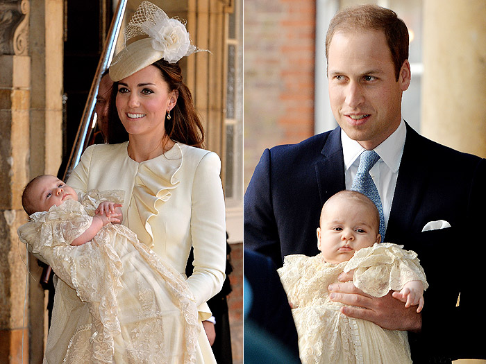 Kate e William batizam o príncipe George na Capela do Palácio St. James