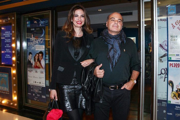 Luciana Gimenez e o marido Marcelo de Carvalho