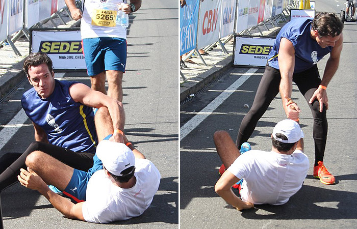 Carlos Machado e Anderson Di Rizzi se esborracham durante corrida