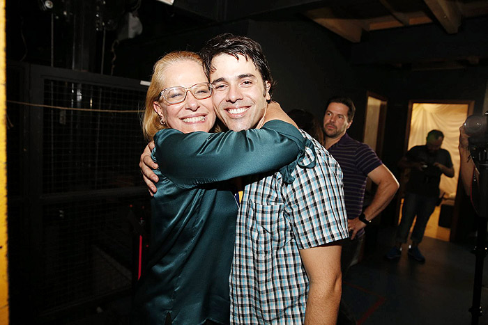 Lucinha Lins e o filho Claudio