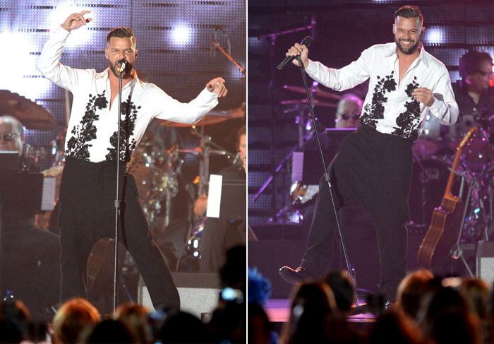 Ricky Martin mostra todo o seu ritmo latino em Las Vegas