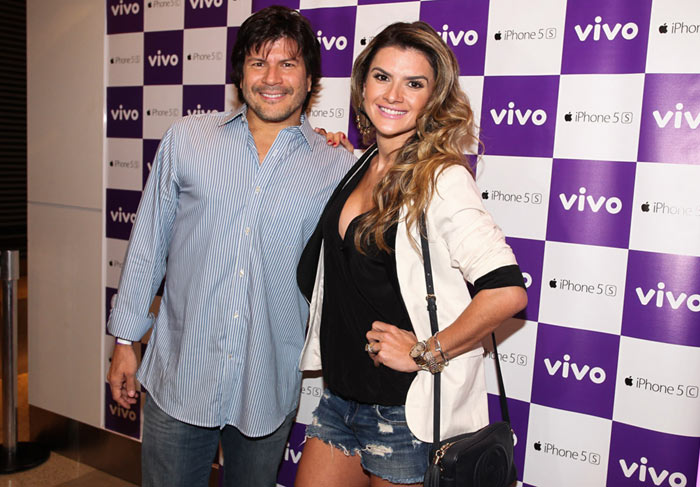 Paulo Ricardo e Mirella Santos