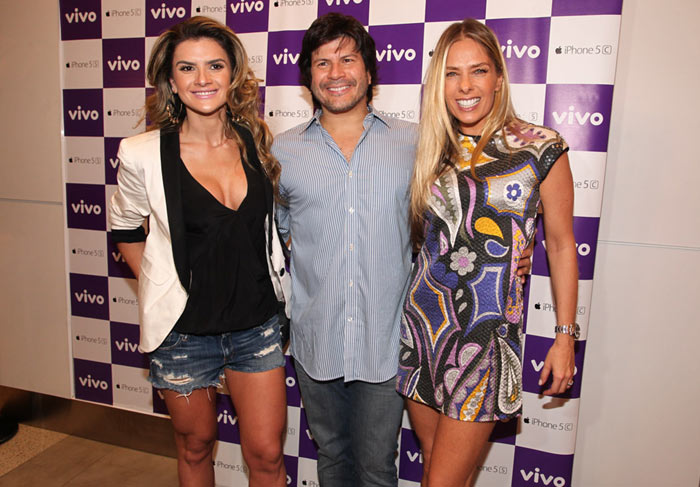 Mirella Santos, Paulo Ricardo e Adriane Galisteu