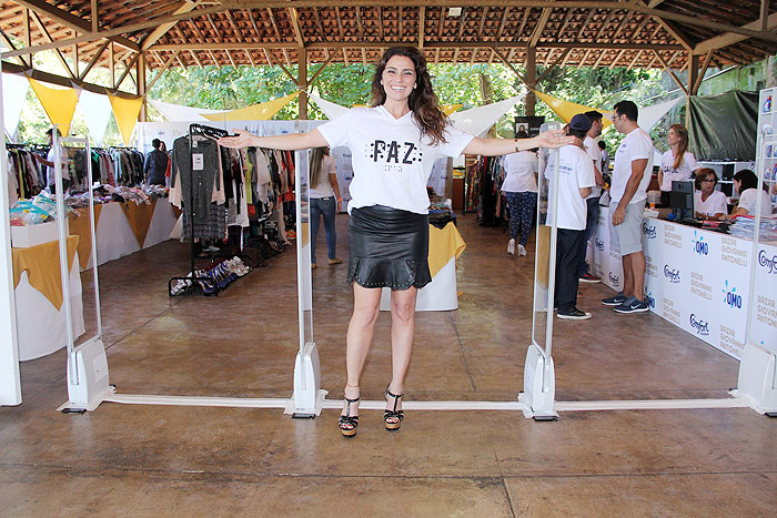 Giovanna Antonelli realiza seu segundo bazar beneficente