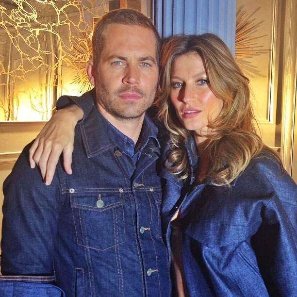 Gisele Bündchen manda preces para Paul Walker