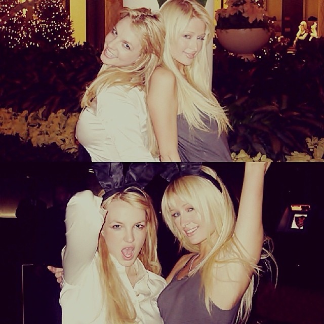 Britney Spears recebe os parabéns de Paris Hilton
