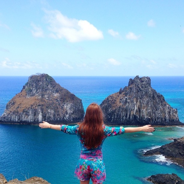 Marina Ruy Barbosa curte Fernando de Noronha