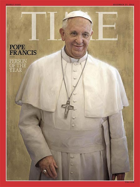 Revista Time elege Papa Francisco como a Personalidade do Ano 