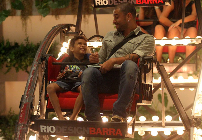 Diogo Nogueira e o filho