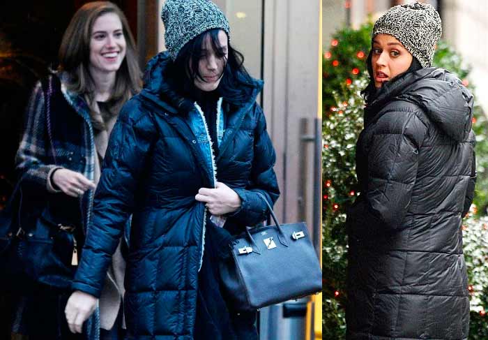 Katy Perry e Allison Williams tomam lanche juntas em NY